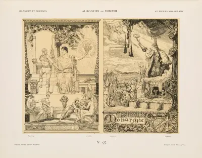 Allegorien und Embleme Vol. I Pl.115 av Albert Ilg