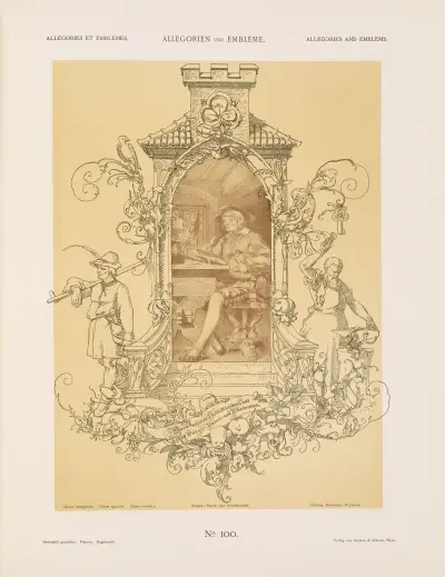 Allegorien und Embleme Vol. I Pl.118 av Albert Ilg
