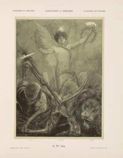 Allegorien und Embleme Vol. I Pl.122 av Albert Ilg