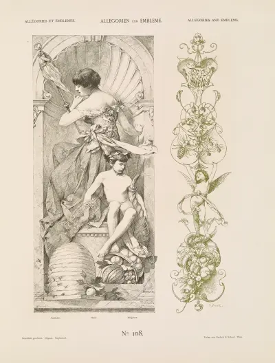 Allegorien und Embleme Vol. I Pl.126 av Albert Ilg