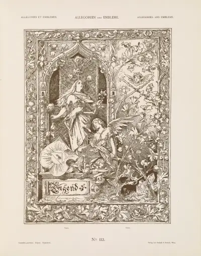 Allegorien und Embleme Vol. I Pl.131 av Albert Ilg