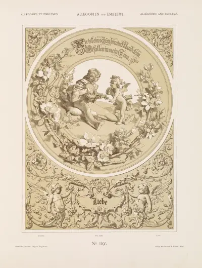 Allegorien und Embleme Vol. I Pl.140 av Albert Ilg