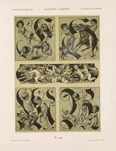 Allegorien und Embleme Vol. I Pl.169 av Albert Ilg