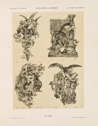 Allegorien und Embleme Vol. I Pl.173 av Albert Ilg
