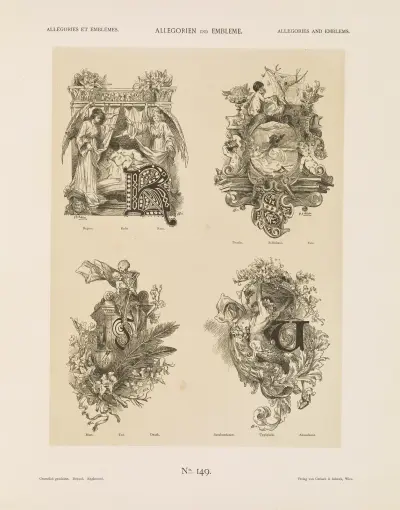 Allegorien und Embleme Vol. I Pl.174 av Albert Ilg