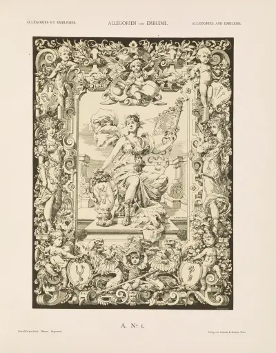 Allegorien und Embleme Vol. II Pl.001 av Albert Ilg
