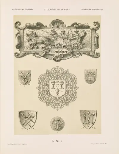 Allegorien und Embleme Vol. II Pl.002 av Albert Ilg