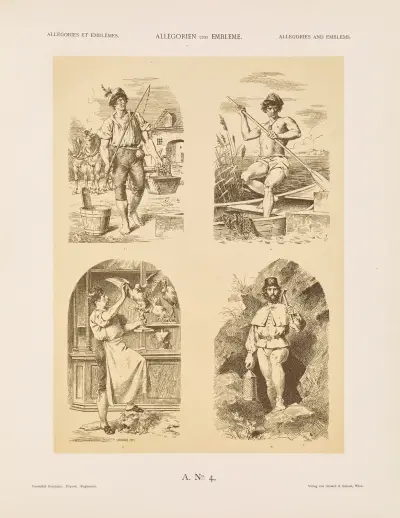 Allegorien und Embleme Vol. II Pl.004 av Albert Ilg