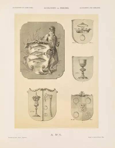 Allegorien und Embleme Vol. II Pl.006 av Albert Ilg