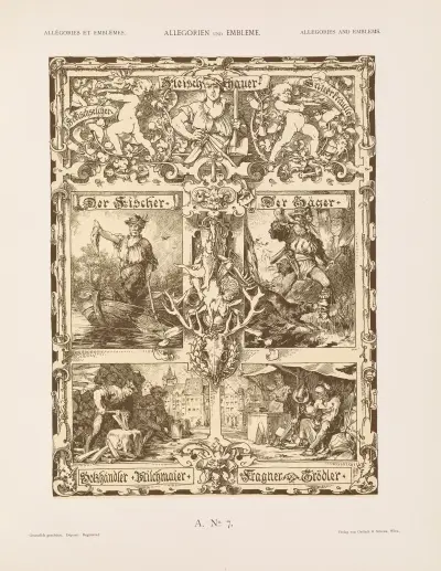 Allegorien und Embleme Vol. II Pl.007 av Albert Ilg