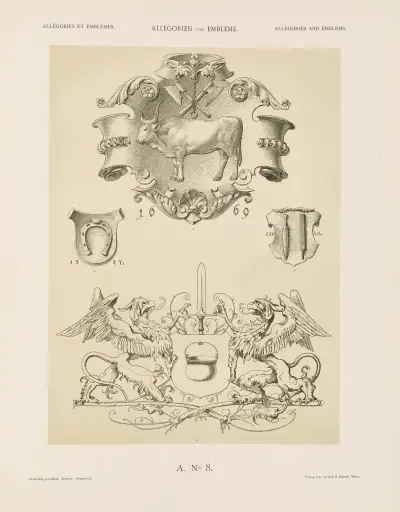 Allegorien und Embleme Vol. II Pl.008 av Albert Ilg