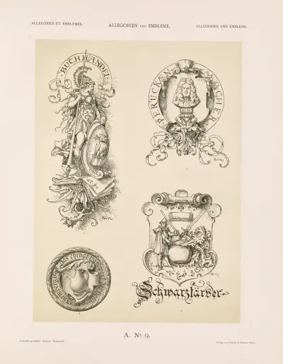 Allegorien und Embleme Vol. II Pl.010 av Albert Ilg