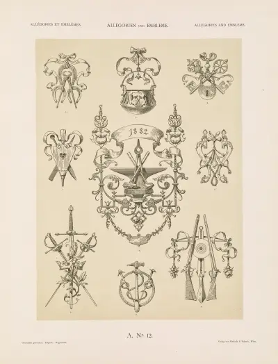 Allegorien und Embleme Vol. II Pl.013 av Albert Ilg