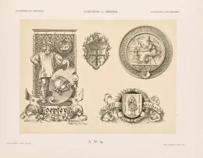 Allegorien und Embleme Vol. II Pl.015 av Albert Ilg