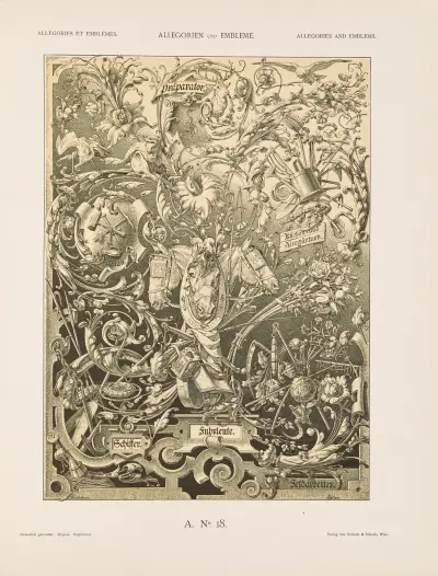 Allegorien und Embleme Vol. II Pl.019 av Albert Ilg