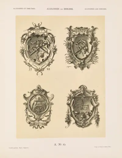 Allegorien und Embleme Vol. II Pl.020 av Albert Ilg