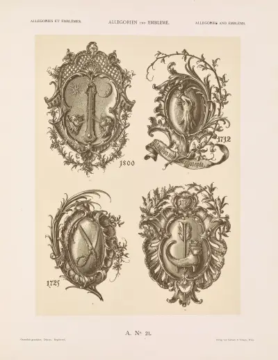 Allegorien und Embleme Vol. II Pl.022 av Albert Ilg