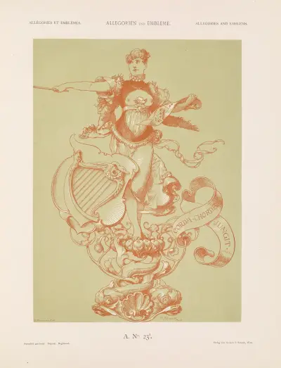 Allegorien und Embleme Vol. II Pl.025 av Albert Ilg