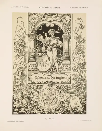 Allegorien und Embleme Vol. II Pl.026 av Albert Ilg