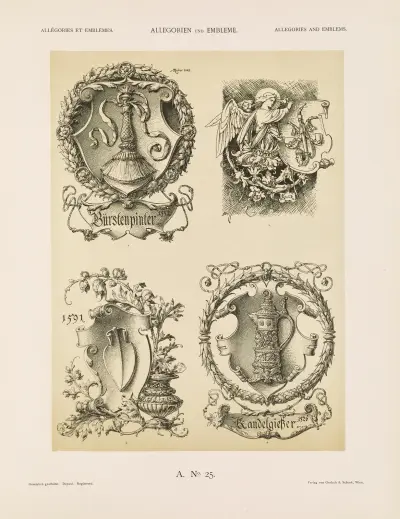 Allegorien und Embleme Vol. II Pl.027 av Albert Ilg