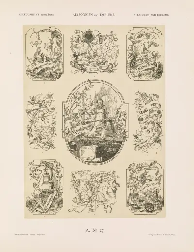 Allegorien und Embleme Vol. II Pl.029 av Albert Ilg
