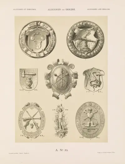 Allegorien und Embleme Vol. II Pl.033 av Albert Ilg