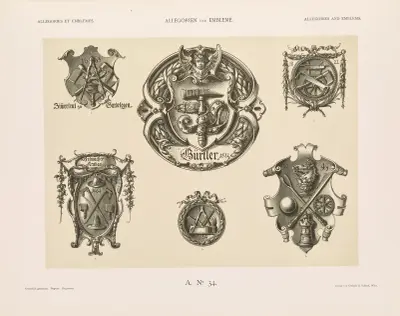 Allegorien und Embleme Vol. II Pl.039 av Albert Ilg