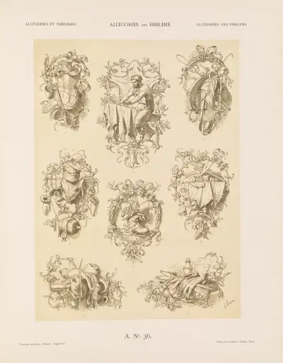 Allegorien und Embleme Vol. II Pl.041 av Albert Ilg