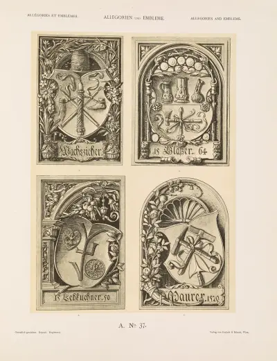 Allegorien und Embleme Vol. II Pl.042 av Albert Ilg