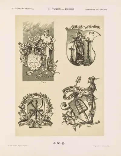 Allegorien und Embleme Vol. II Pl.049 av Albert Ilg