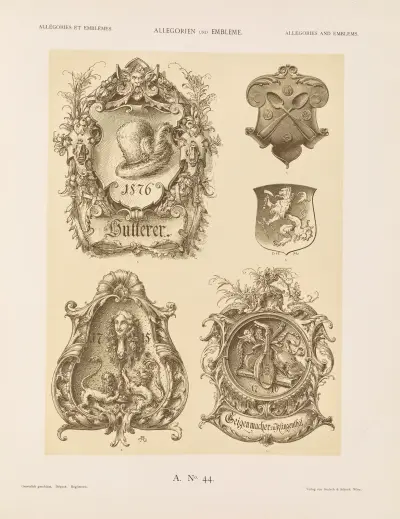 Allegorien und Embleme Vol. II Pl.050 av Albert Ilg