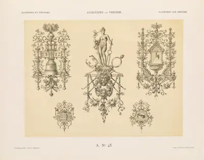 Allegorien und Embleme Vol. II Pl.054 av Albert Ilg