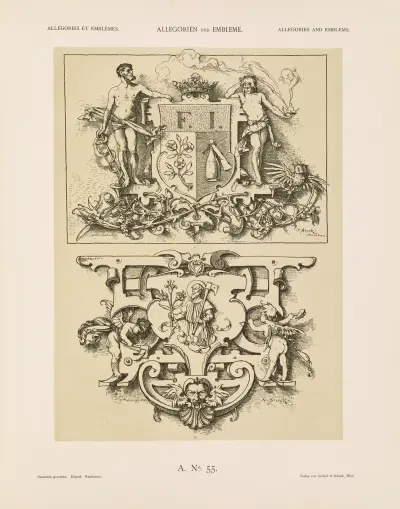 Allegorien und Embleme Vol. II Pl.063 av Albert Ilg