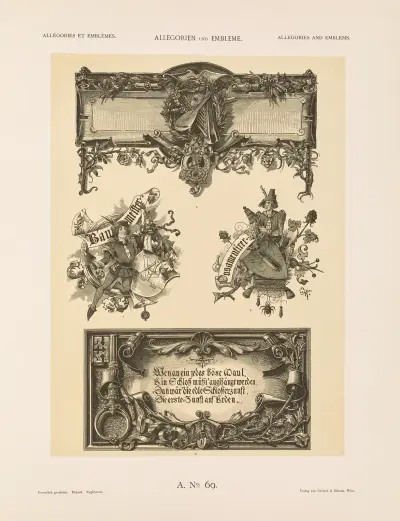 Allegorien und Embleme Vol. II Pl.079 av Albert Ilg