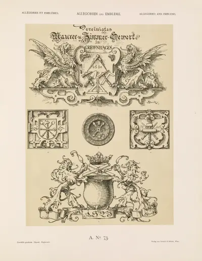 Allegorien und Embleme Vol. II Pl.083 av Albert Ilg