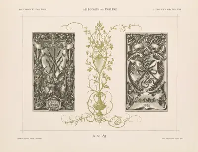 Allegorien und Embleme Vol. II Pl.095 av Albert Ilg