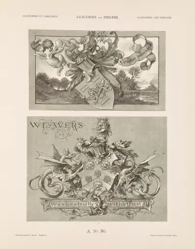 Allegorien und Embleme Vol. II Pl.096 av Albert Ilg
