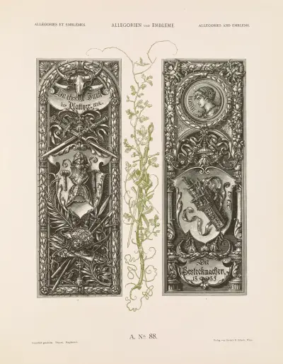 Allegorien und Embleme Vol. II Pl.098 av Albert Ilg