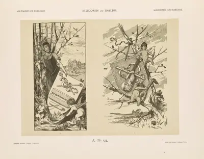 Allegorien und Embleme Vol. II Pl.102 av Albert Ilg