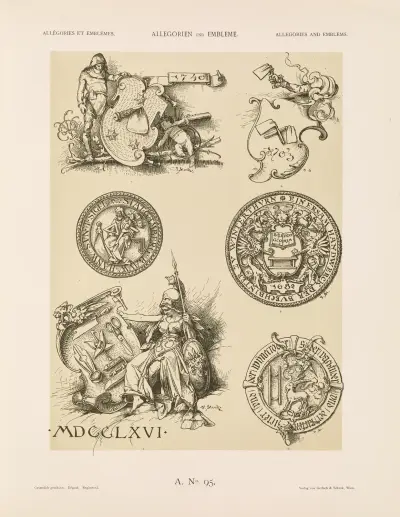 Allegorien und Embleme Vol. II Pl.105 av Albert Ilg