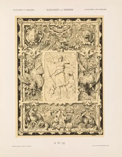 Allegorien und Embleme Vol. II Pl.107 av Albert Ilg