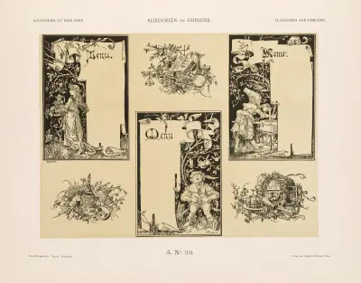 Allegorien und Embleme Vol. II Pl.111 av Albert Ilg
