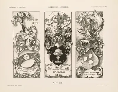 Allegorien und Embleme Vol. II Pl.117 av Albert Ilg