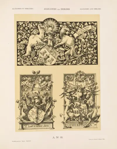 Allegorien und Embleme Vol. II Pl.121 av Albert Ilg