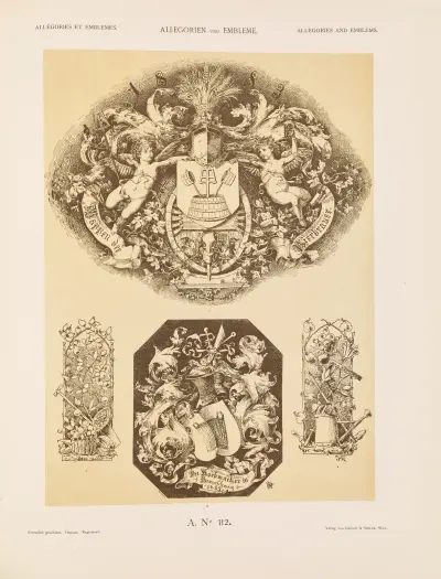 Allegorien und Embleme Vol. II Pl.122 av Albert Ilg
