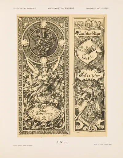Allegorien und Embleme Vol. II Pl.124 av Albert Ilg