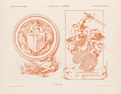 Allegorien und Embleme Vol. II Pl.127 av Albert Ilg