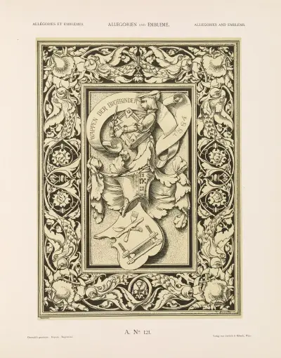 Allegorien und Embleme Vol. II Pl.131 av Albert Ilg
