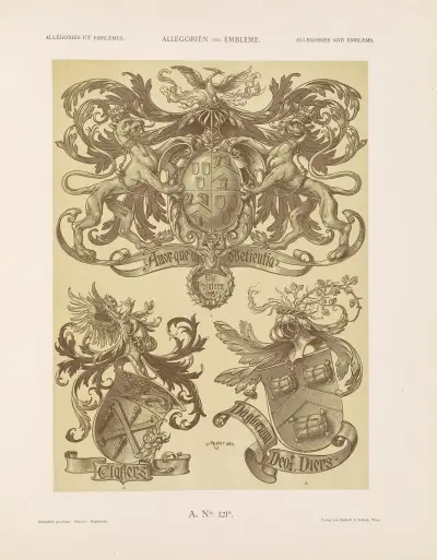 Allegorien und Embleme Vol. II Pl.132 av Albert Ilg