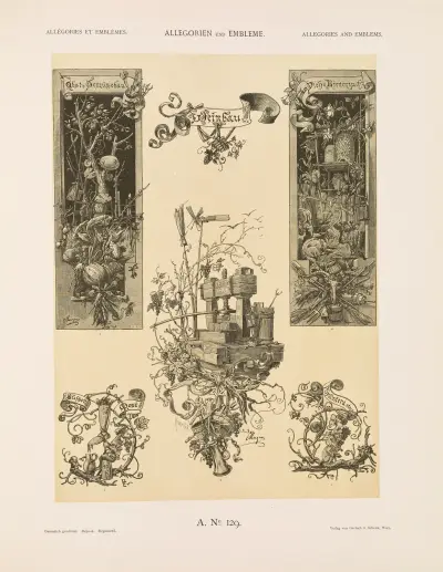 Allegorien und Embleme Vol. II Pl.140 av Albert Ilg
